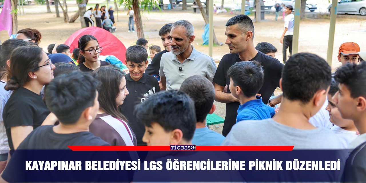 Kayapınar Belediyesi LGS öğrencilerine piknik düzenledi