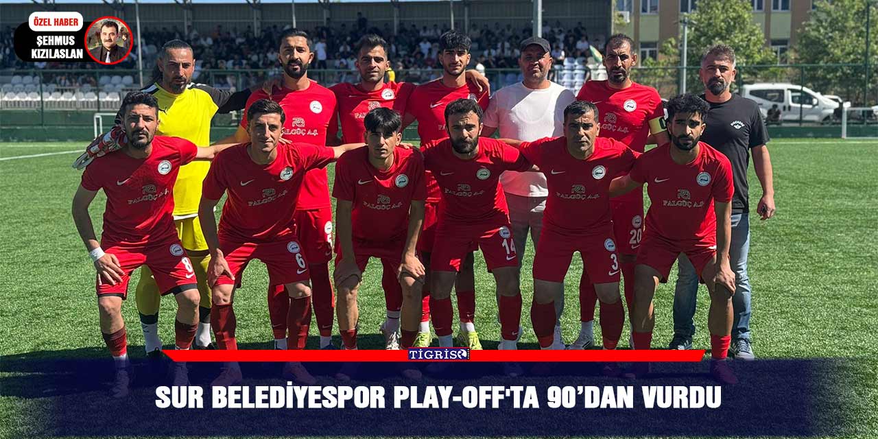 Sur Belediyespor Play-Off'ta 90’dan vurdu