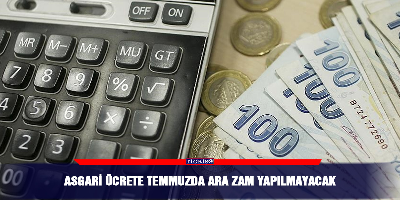 Asgari ücrete Temmuzda ara zam yapılmayacak