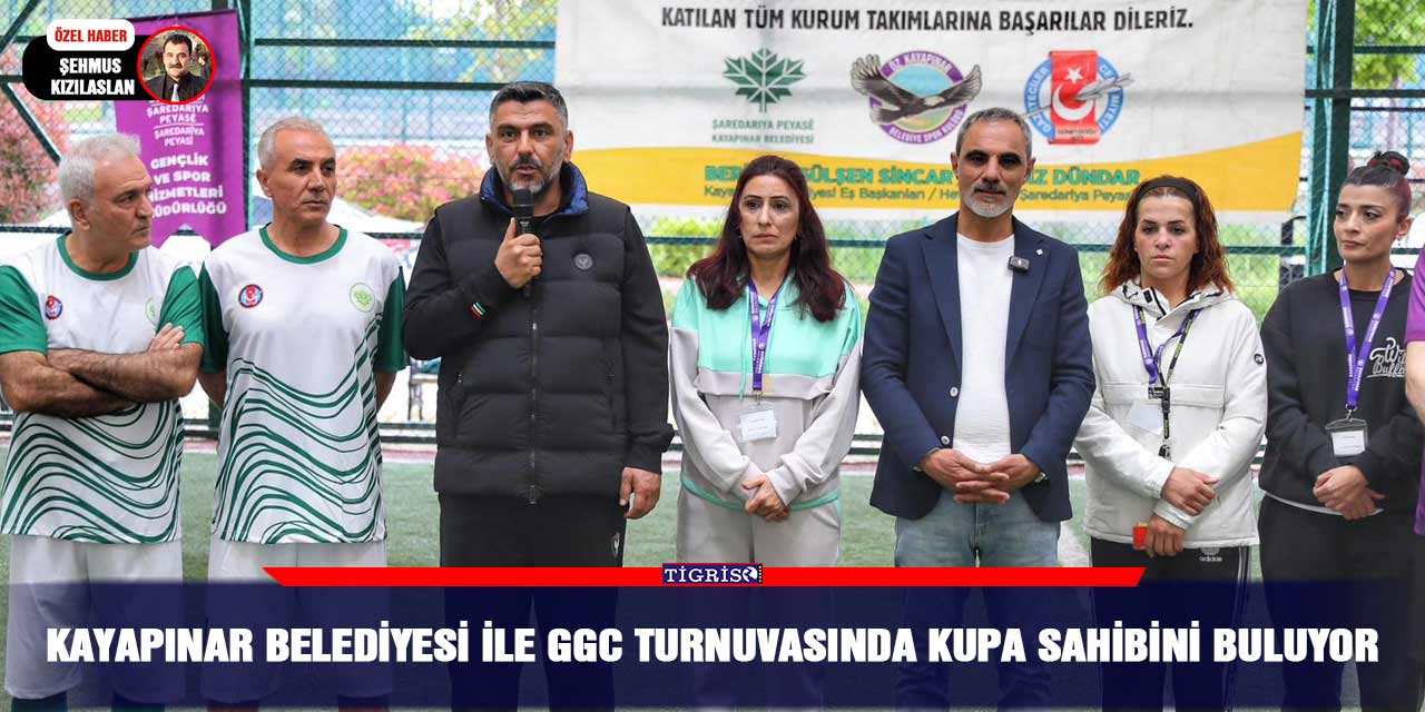 Kayapınar Belediyesi ile GGC turnuvasında kupa sahibini bulu