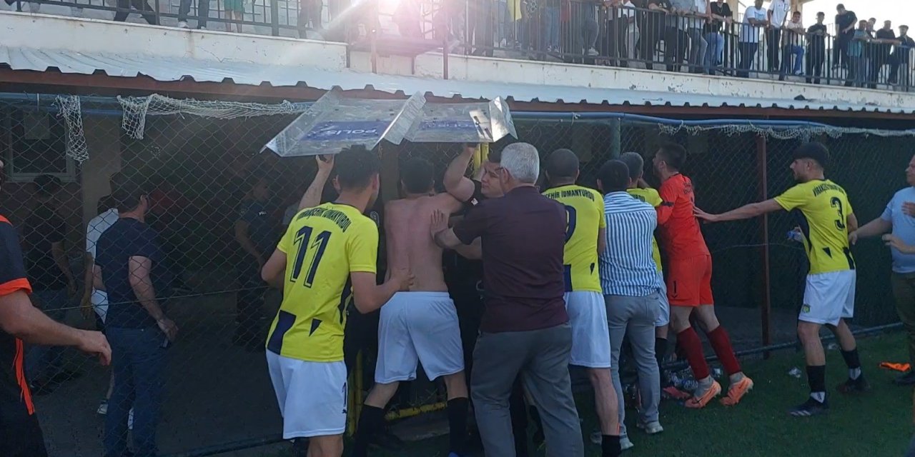 Şampiyonluk maçında kavga