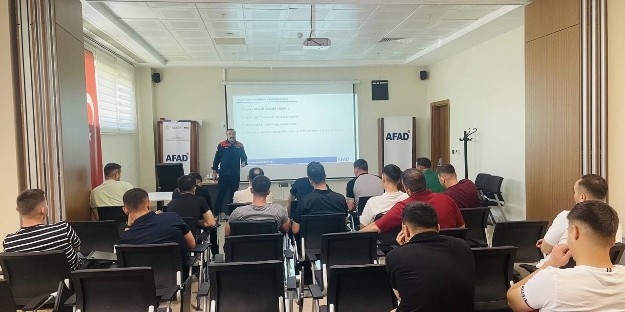 Elazığ’da arama-kurtarma eğitimi verildi