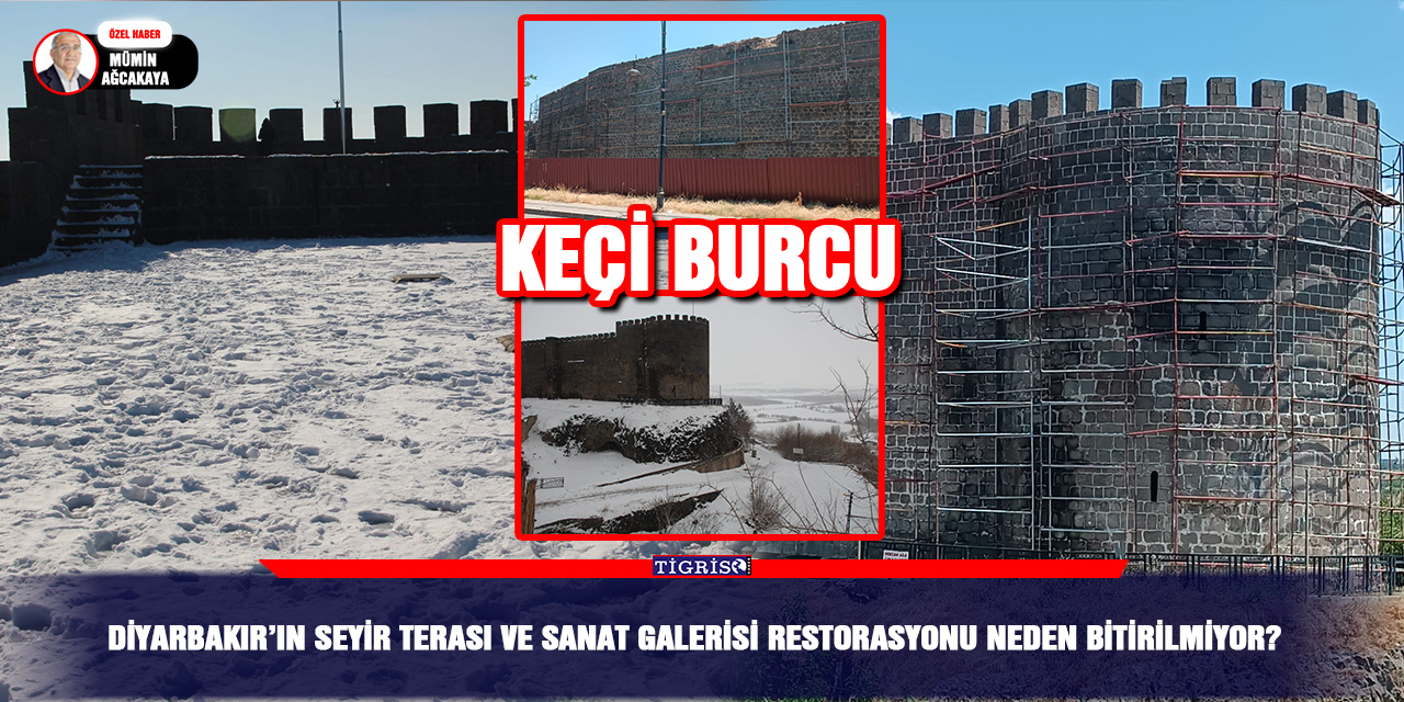 Diyarbakır’ın seyir terası ve sanat galerisi resto