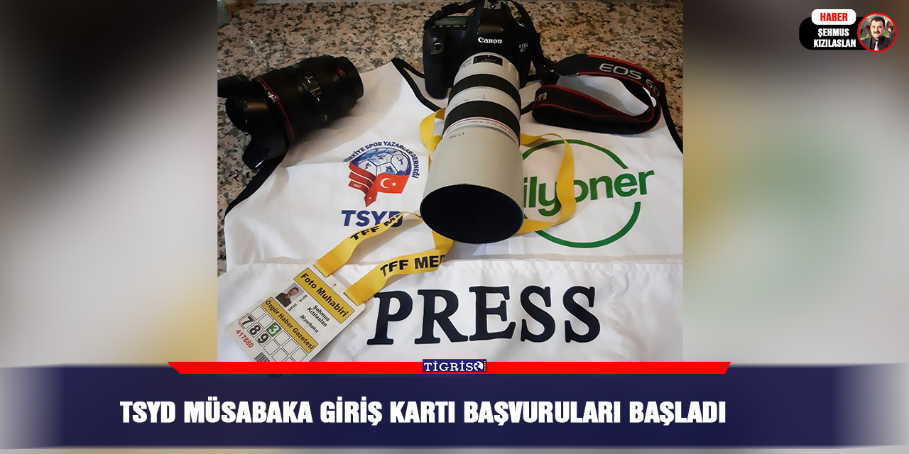 TSYD müsabaka giriş kartı başvuruları başladı