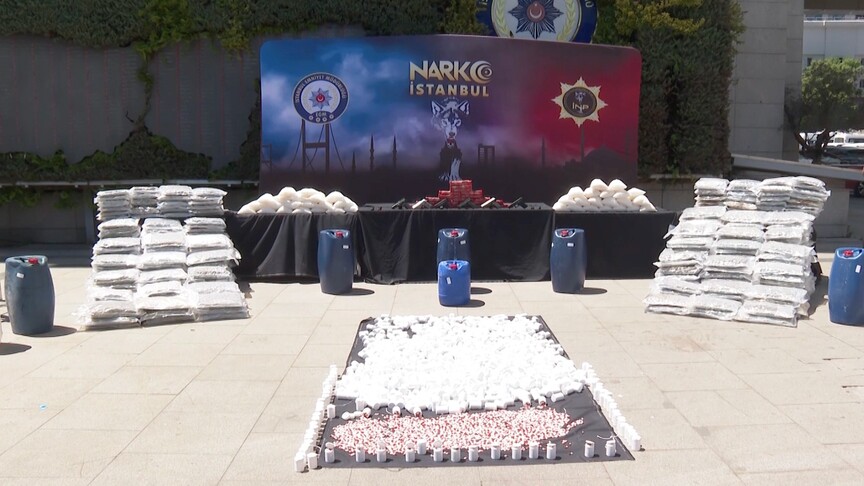 1 ton 285 kilogram uyuşturucu ele geçirildi