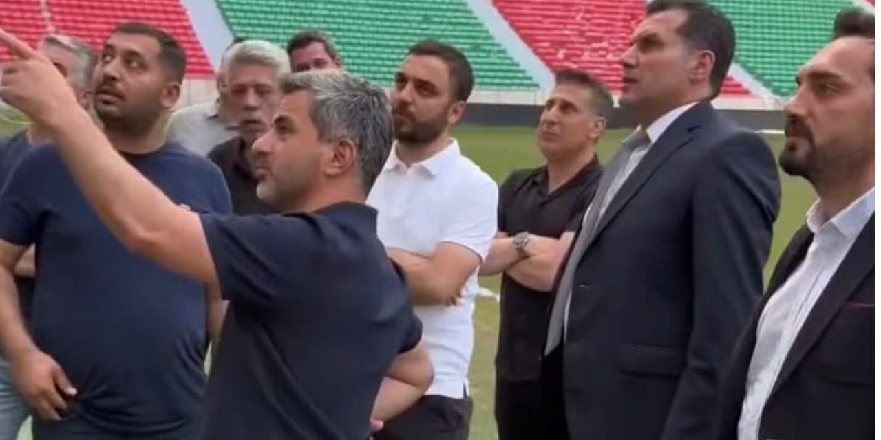 Amedspor yönetimi sahada
