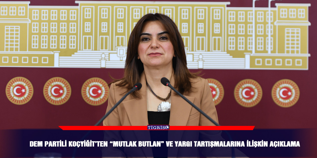 DEM Partili Koçyiğit’ten “mutlak butlan” ve yargı tartışmalarına ilişkin açıklama
