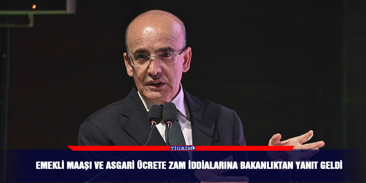 Emekli maaşı ve asgari ücrete zam iddialarına Baka