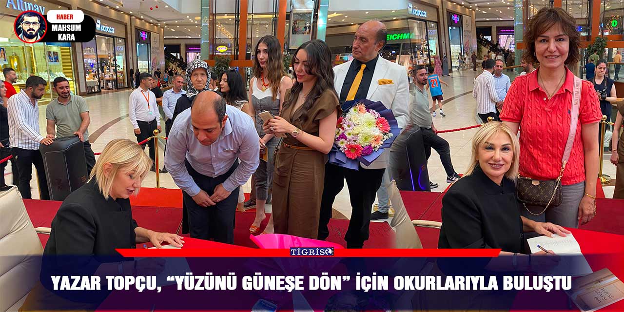Yazar Topçu “Yüzünü Güneşe Dön” için okurlarıyla buluştu