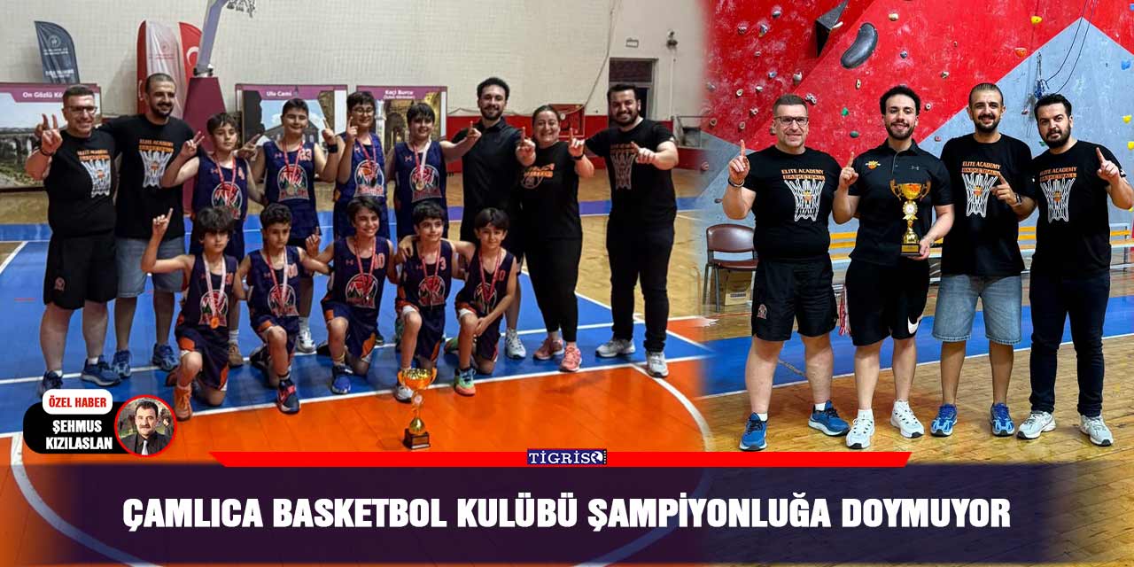Çamlıca Basketbol Kulübü şampiyonluğa doymuyor