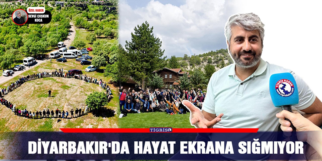 Diyarbakır'da hayat ekrana sığmıyor
