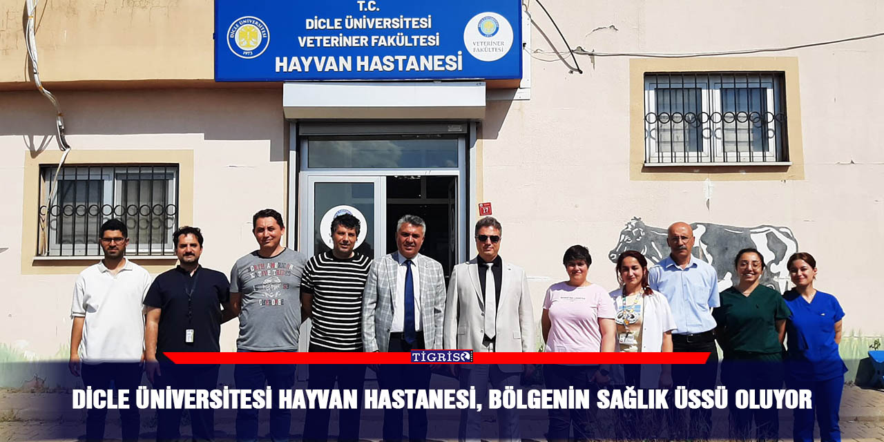 Dicle Üniversitesi Hayvan Hastanesi, bölgenin sağlık üssü oluyor