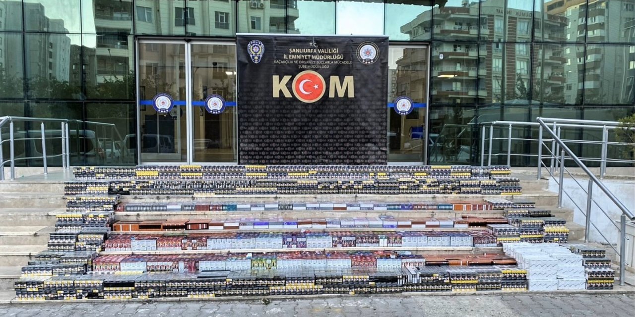 Tırda 3,7 milyon TL’lik kaçak tütün ele geçirildi