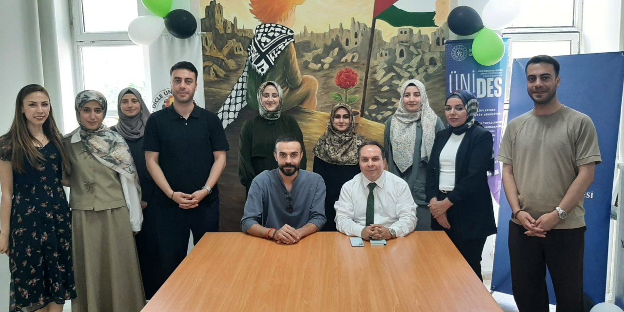Dicle Üniversitesi’nde Filistin temalı anlamlı proje