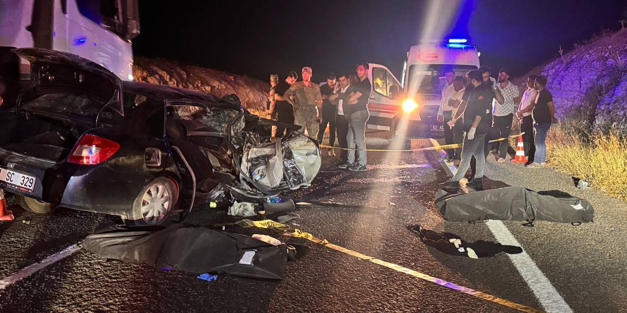 Şanlıurfa’da feci kaza: 2 ölü, 6 yaralı