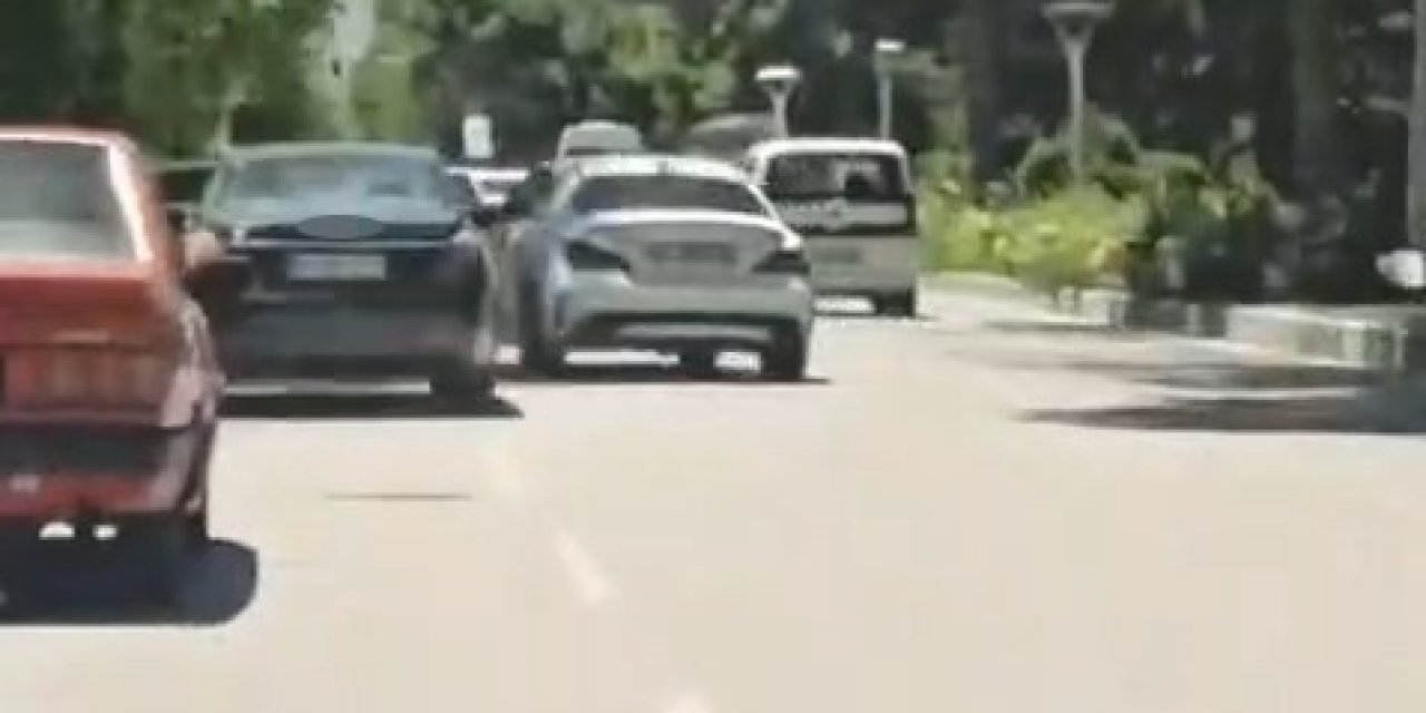 Tehlikeli şerit değiştiren sürücüye ceza