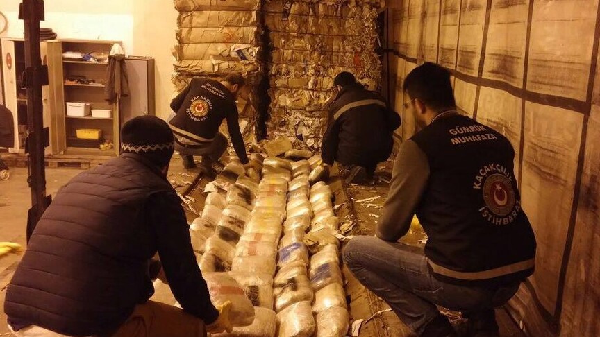 4,3 ton uyuşturucu ele geçirildi