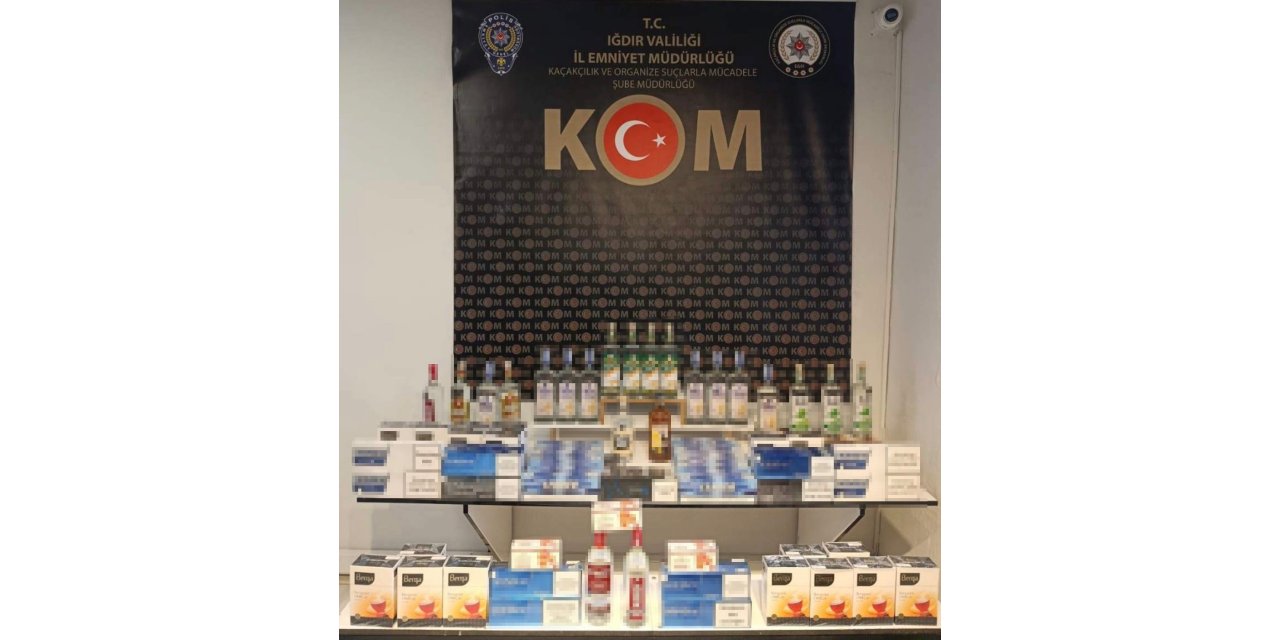 Yolcu otobüslerinde kaçak ürün operasyonu