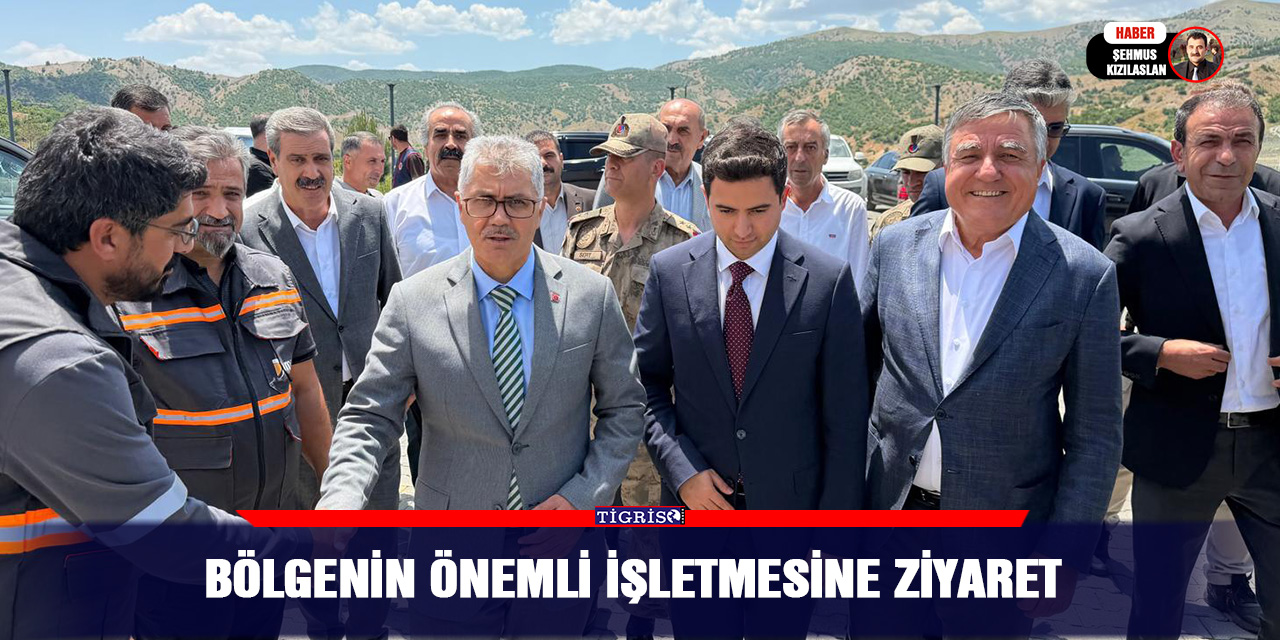 Bölgenin önemli işletmesine ziyaret