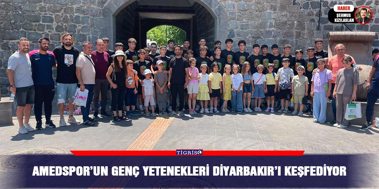 Amedspor’un genç yetenekleri Diyarbakır’ı keşfediyor