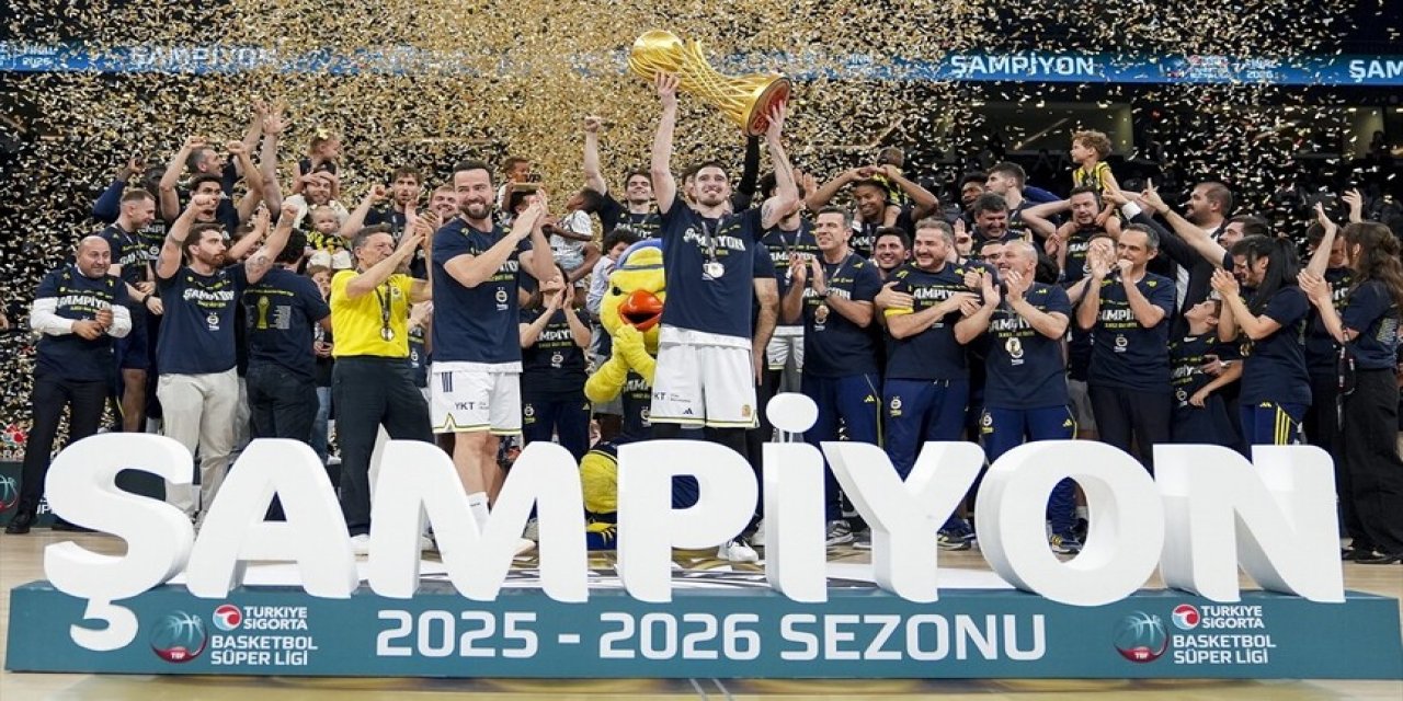 Basketbol Süper Ligi'nde şampiyon Fenerbahçe Beko oldu