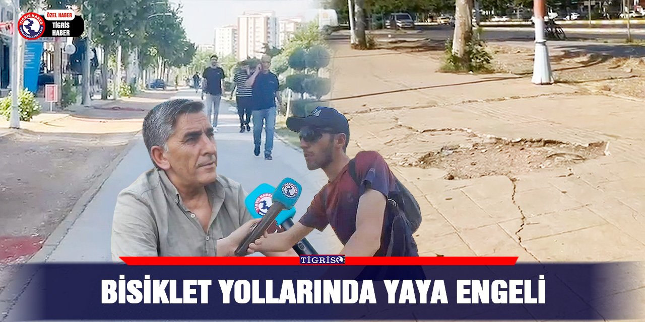 Bisiklet yollarında yaya engeli