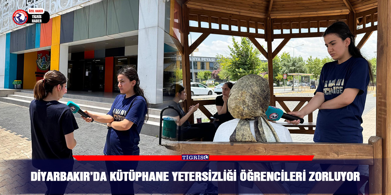 Diyarbakır’da kütüphane yetersizliği öğrencileri zorluyor