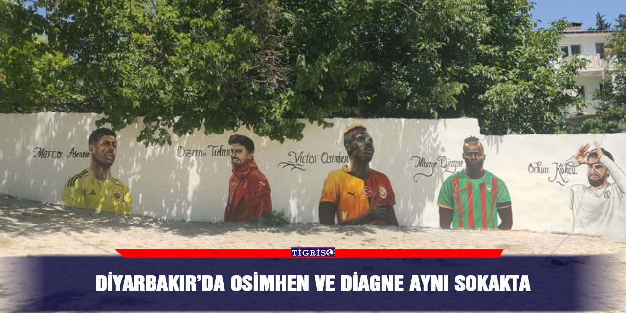 Diyarbakır’da Osimhen ve Diagne aynı sokakta