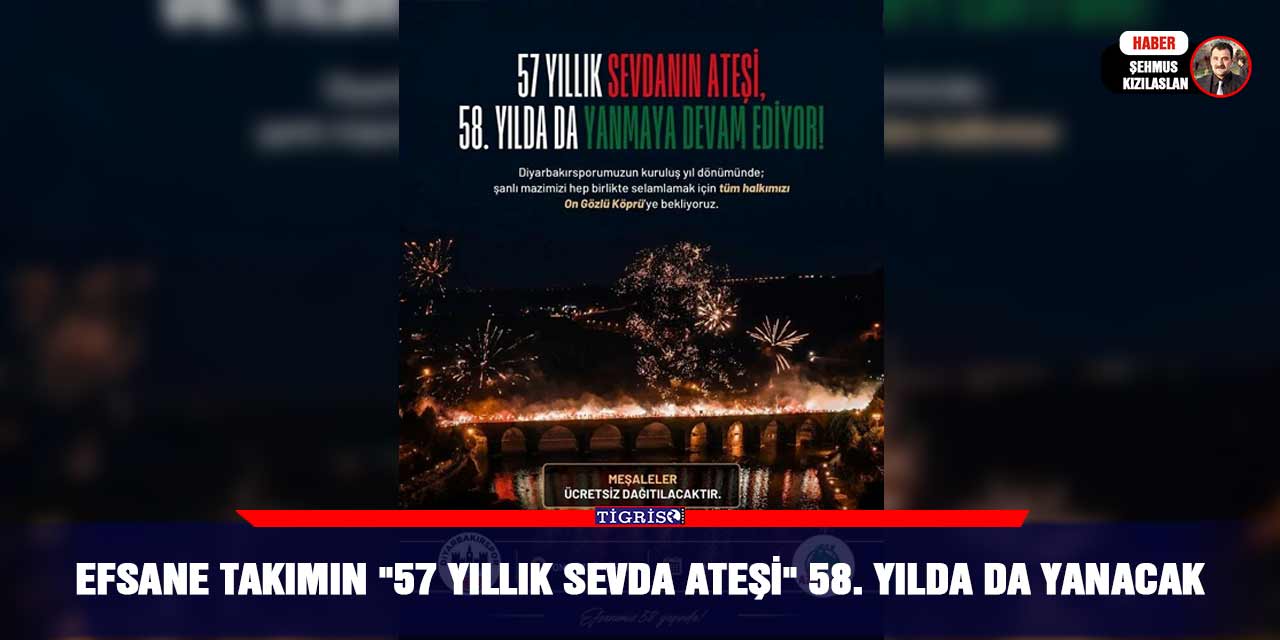 Efsane takımın "57 yıllık sevda ateşi" 58. yılda da yanacak