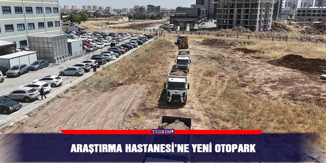 Araştırma Hastanesi’ne yeni otopark