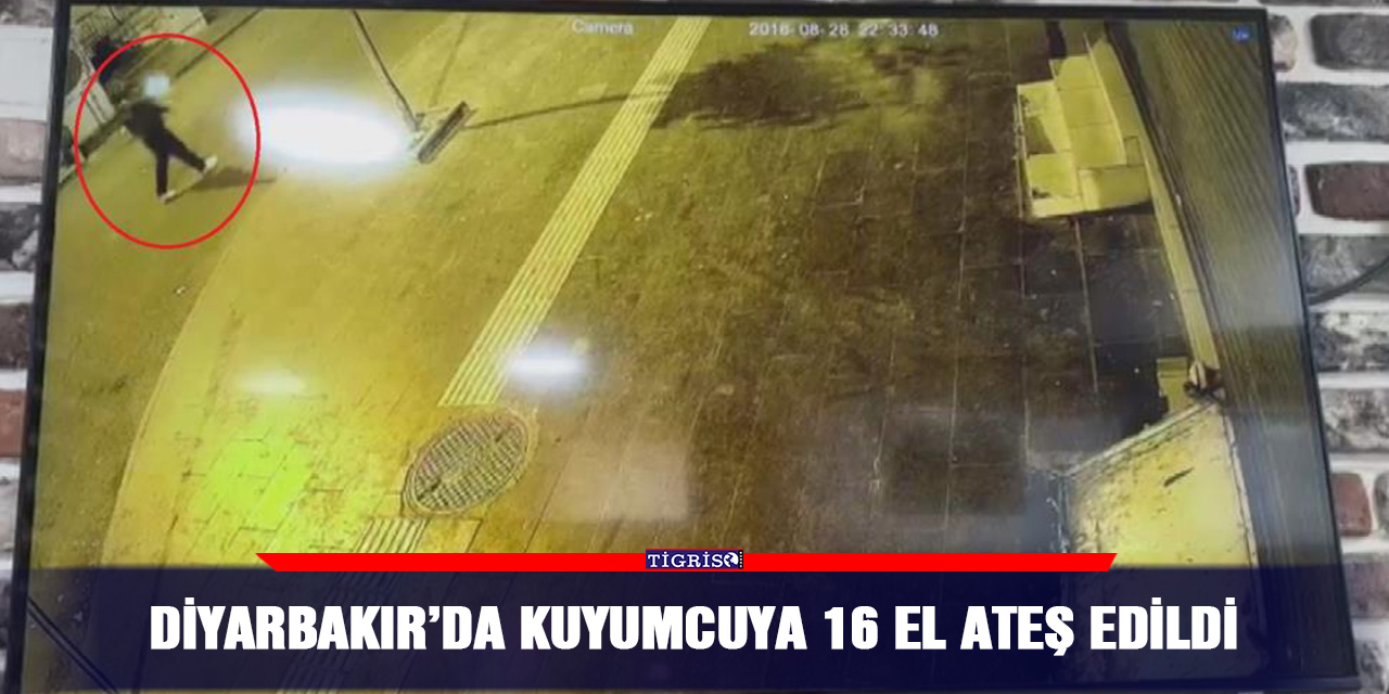 Diyarbakır’da kuyumcuya 16 el ateş edildi