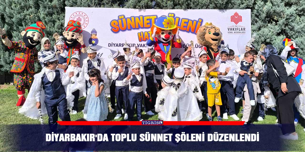 Diyarbakır'da toplu sünnet şöleni düzenlendi