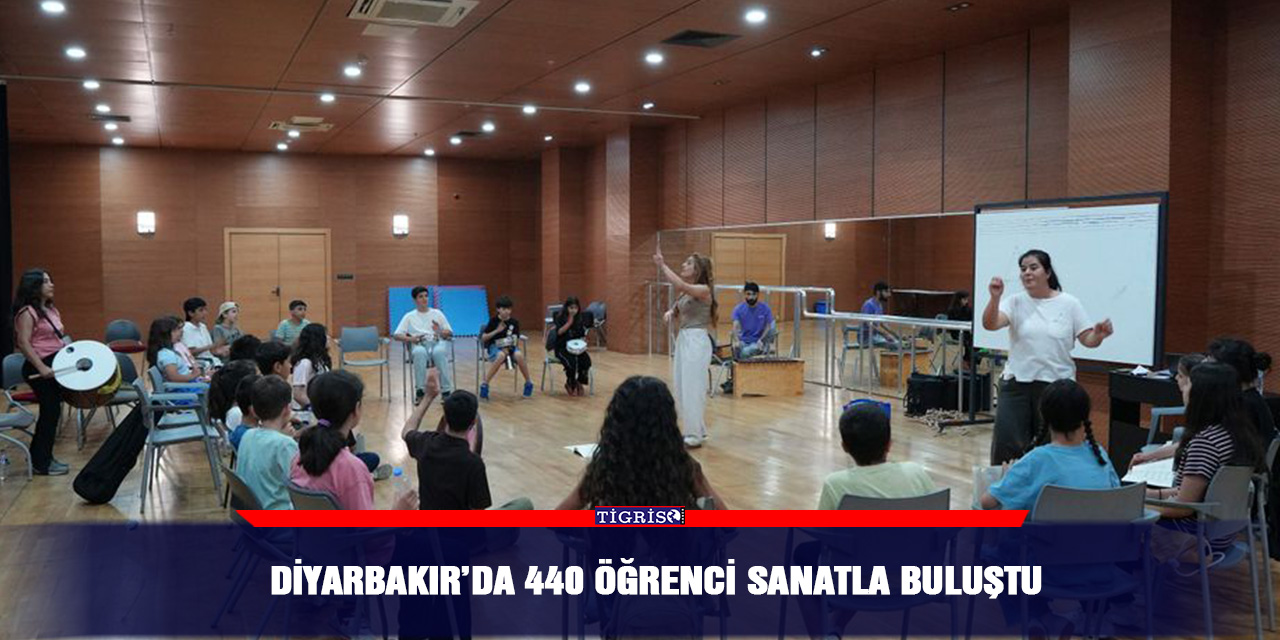 Diyarbakır’da 440 öğrenci sanatla buluştu