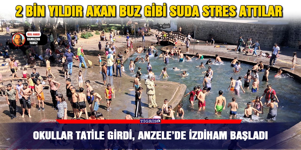 Okullar tatile girdi, Anzele’de izdiham başladı