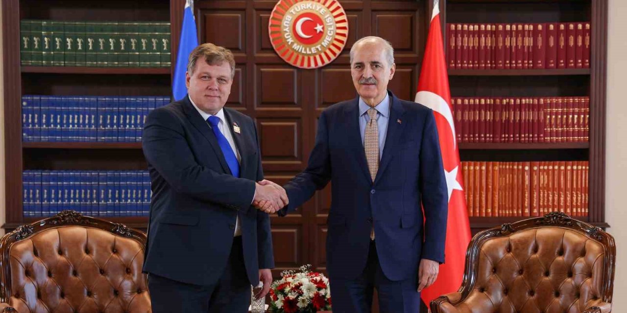 Kurtulmuş, Estonya Parlamentosu Başkanı Hussar ile görüştü
