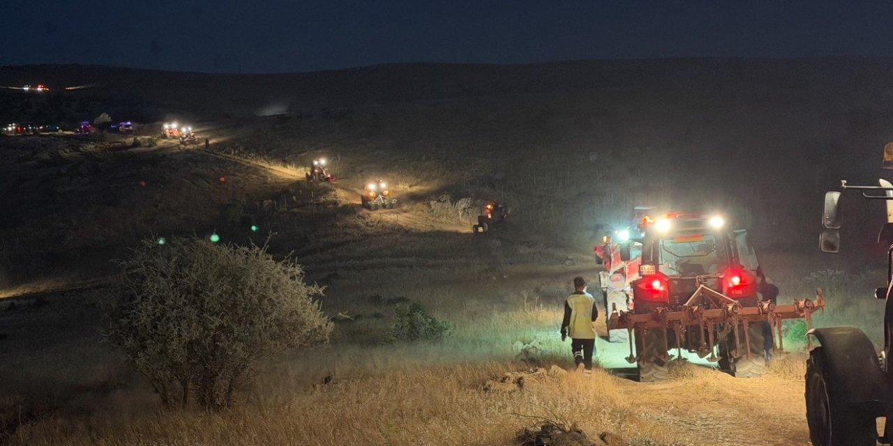 Mardin’de arazi yangını: Çiftçiler ve itfaiye seferber oldu