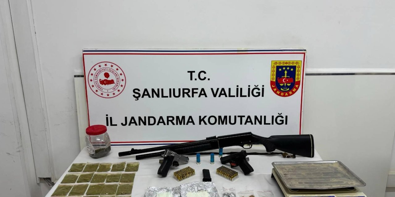Şanlıurfa'da uyuşturucu operasyonunda 2 gözaltı