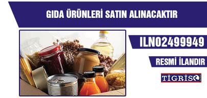 GIDA ÜRÜNLERİ SATIN ALINACAKTIR