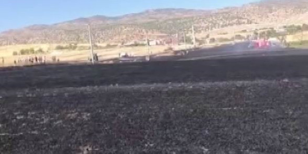 Diyarbakır’da 100 dönümlük alan alevlere teslim