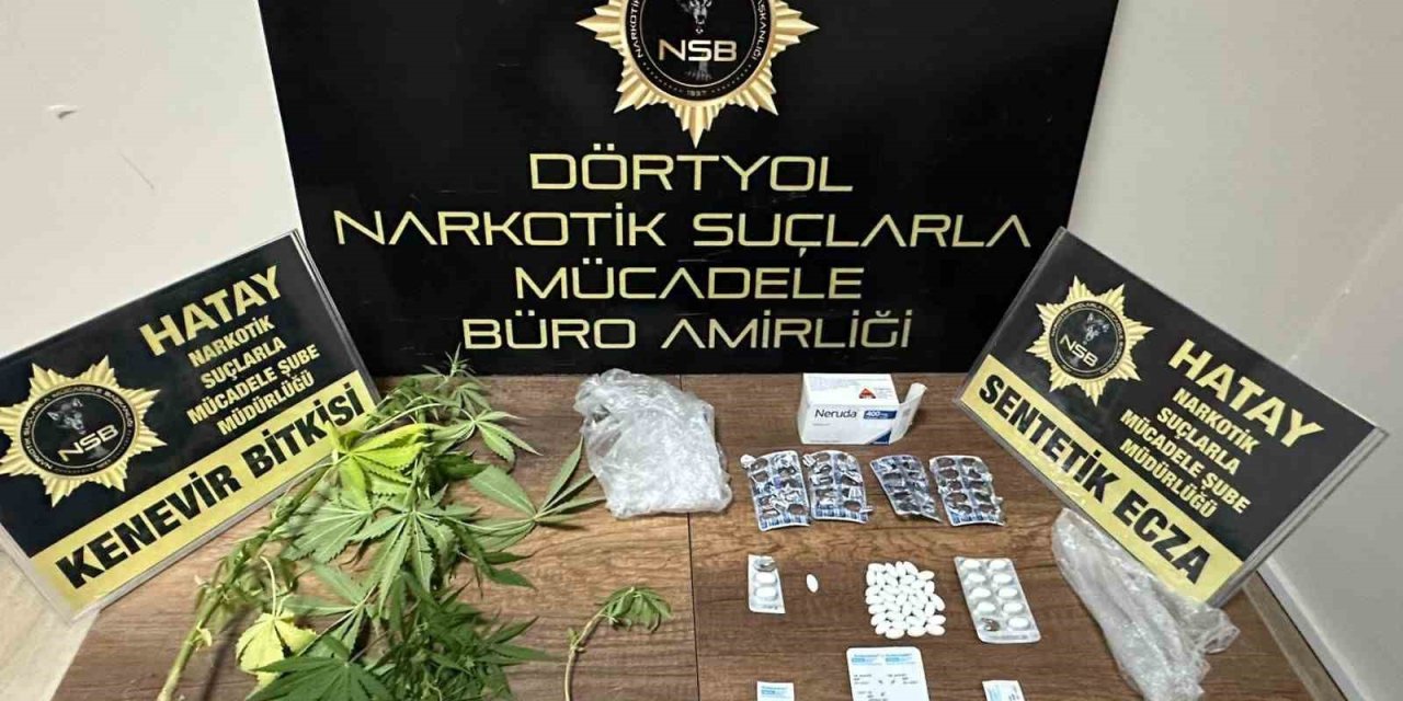 Hatay'da uyuşturucu operasyonu: 2 gözaltı