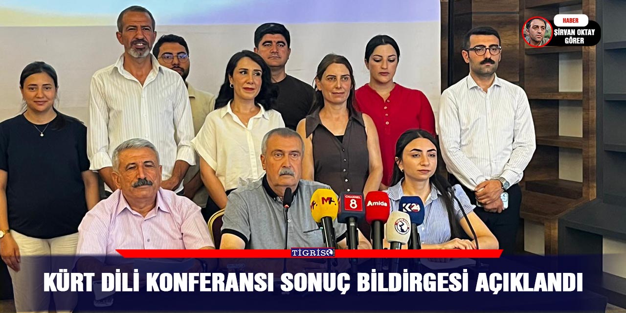 Kürt Dili Konferansı sonuç bildirgesi açıklandı