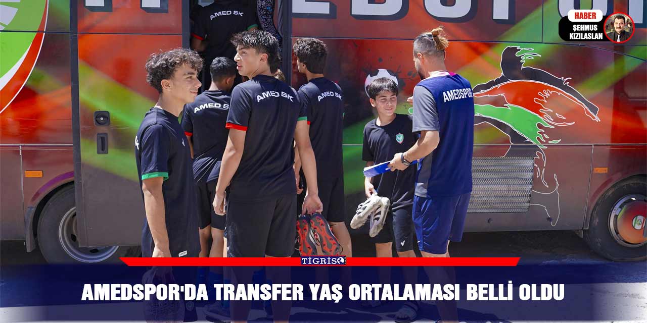 Amedspor'da transfer yaş ortalaması belli oldu