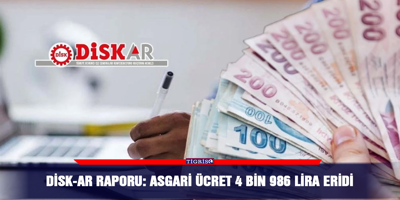 DİSK-AR raporu: Asgari Ücret 4 bin 986 lira eridi