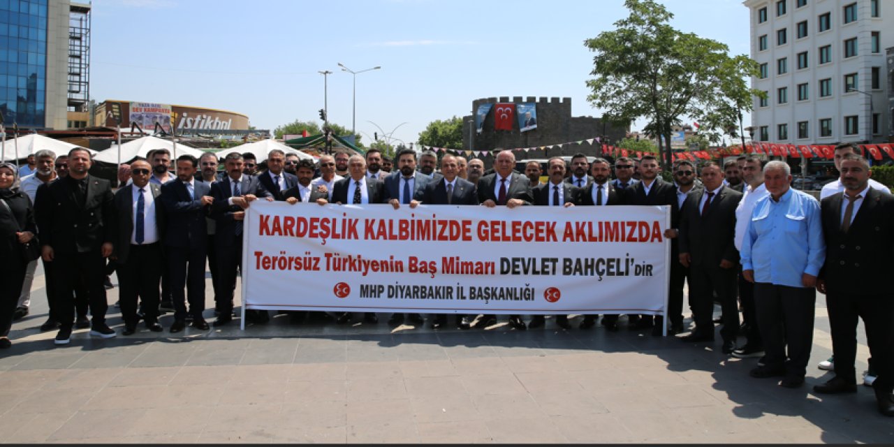 MHP Diyarbakır'da kongre sürecine ilişkin açıklama yaptı