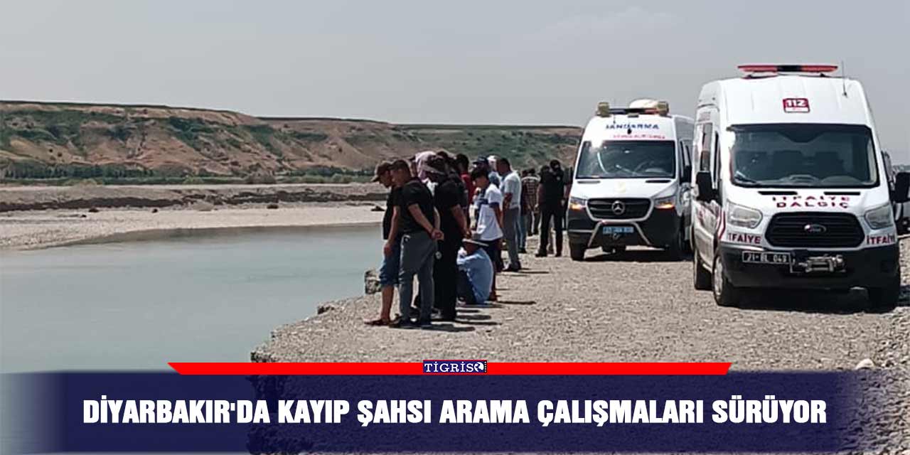 Diyarbakır'da kayıp şahsı arama çalışmaları sürüyor