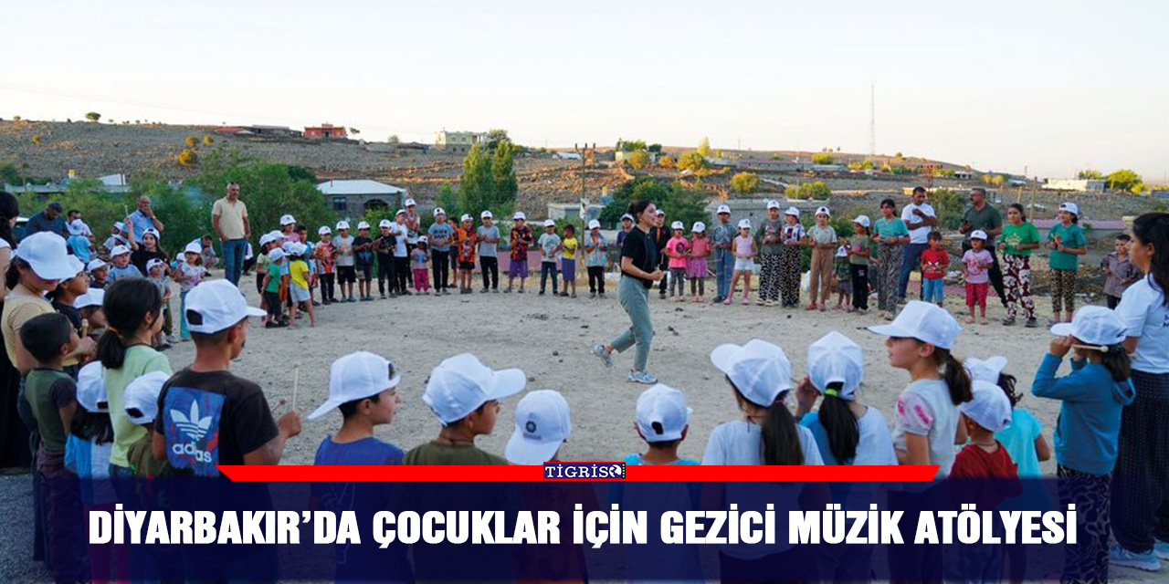 Diyarbakır’da çocuklar için gezici müzik atölyesi