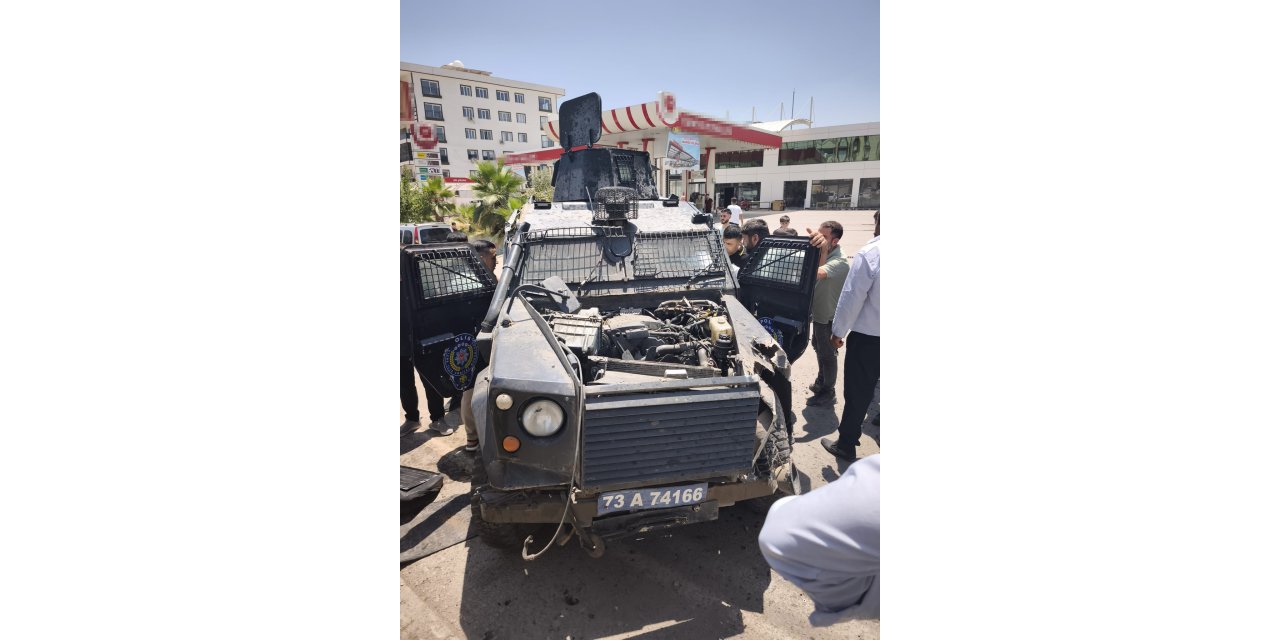 Şırnak’ta polis aracı kaza yaptı: 2 yaralı
