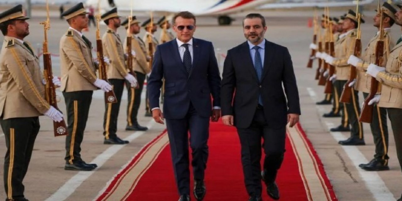 Franca Cumhurbaşkanı Macron Şam’a gitti