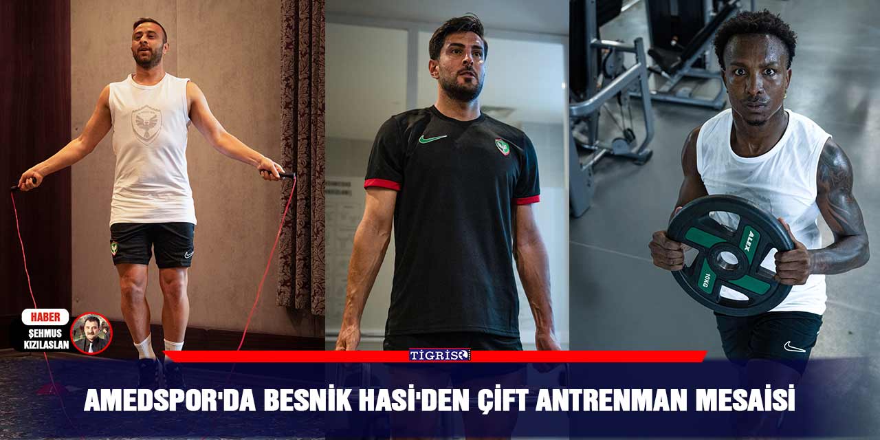 Amedspor'da Besnik Hasi'den çift antrenman mesaisi