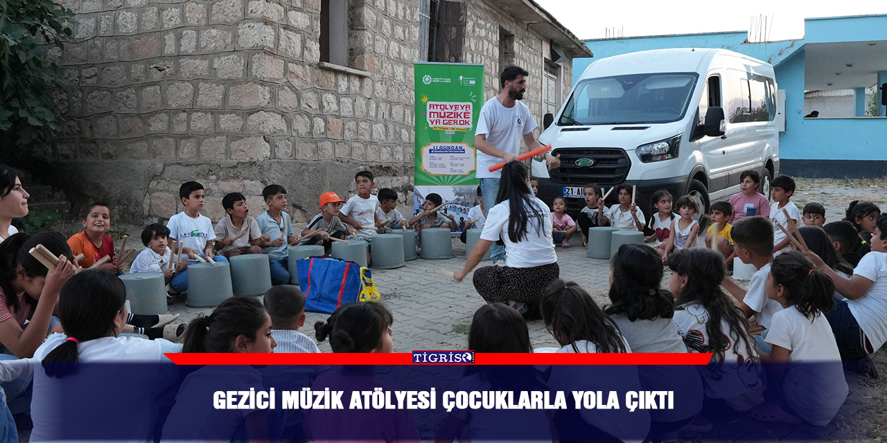 Gezici Müzik Atölyesi çocuklarla yola çıktı